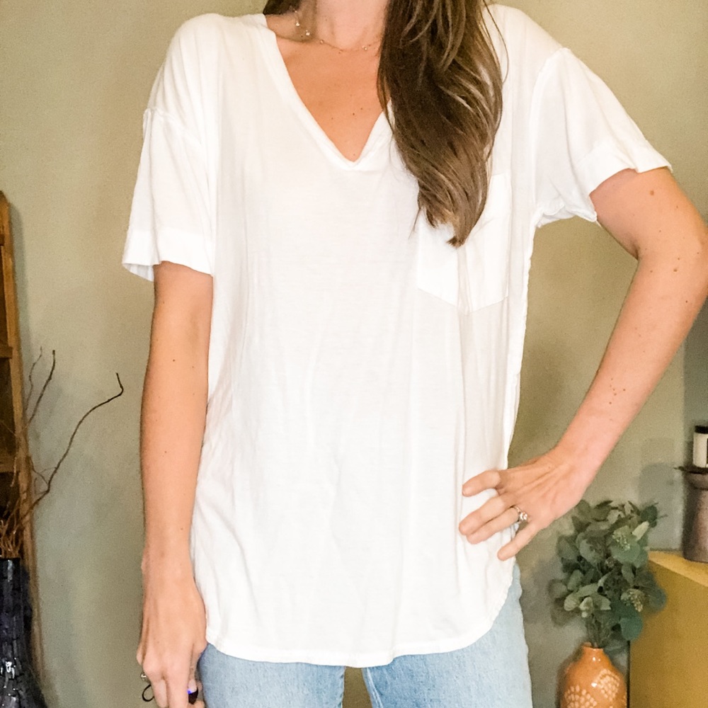 Free People Everyday Tee | White | XS